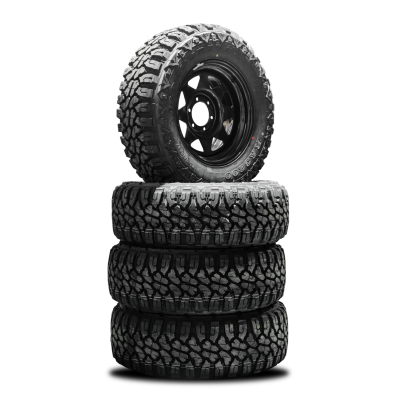 265/70/R17LT Mud Tyres + Steelies