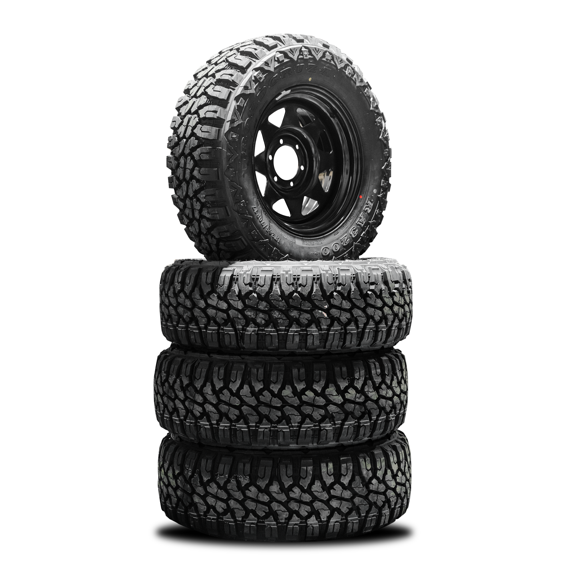 265/70/R17LT Mud Tyres + Steelies