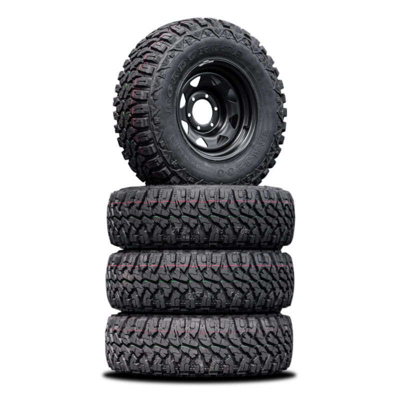 31x10.5 R15LT Mud Tyres + Steelies