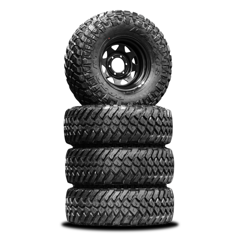32x11.5 R15LT Maxxis RAZR MT + Steelies