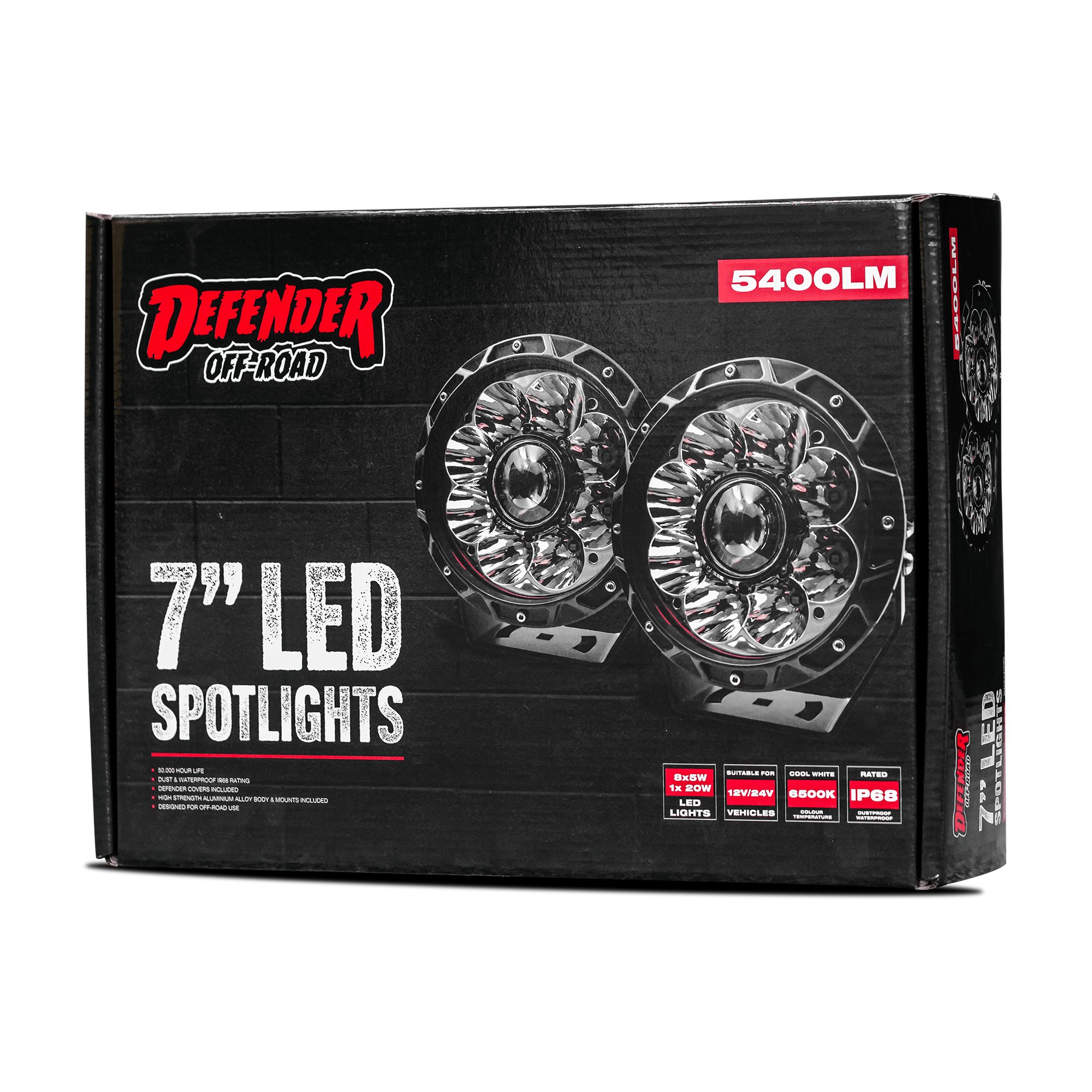 Shield Off-Road 7 Inch LED Spotlights - Image 9