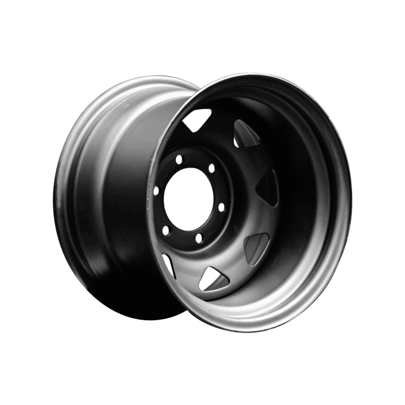 15x10 -44p Triangle Spoke Steel Wheels