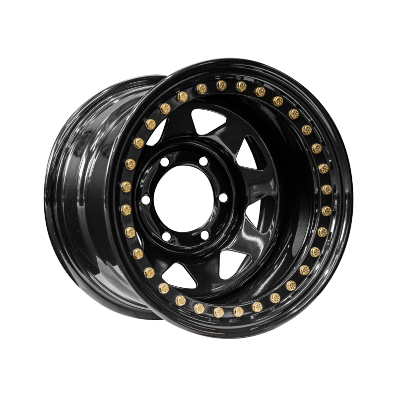 15x10 -44p Genuine Beadlock Triangle Spoke Steel Wheels