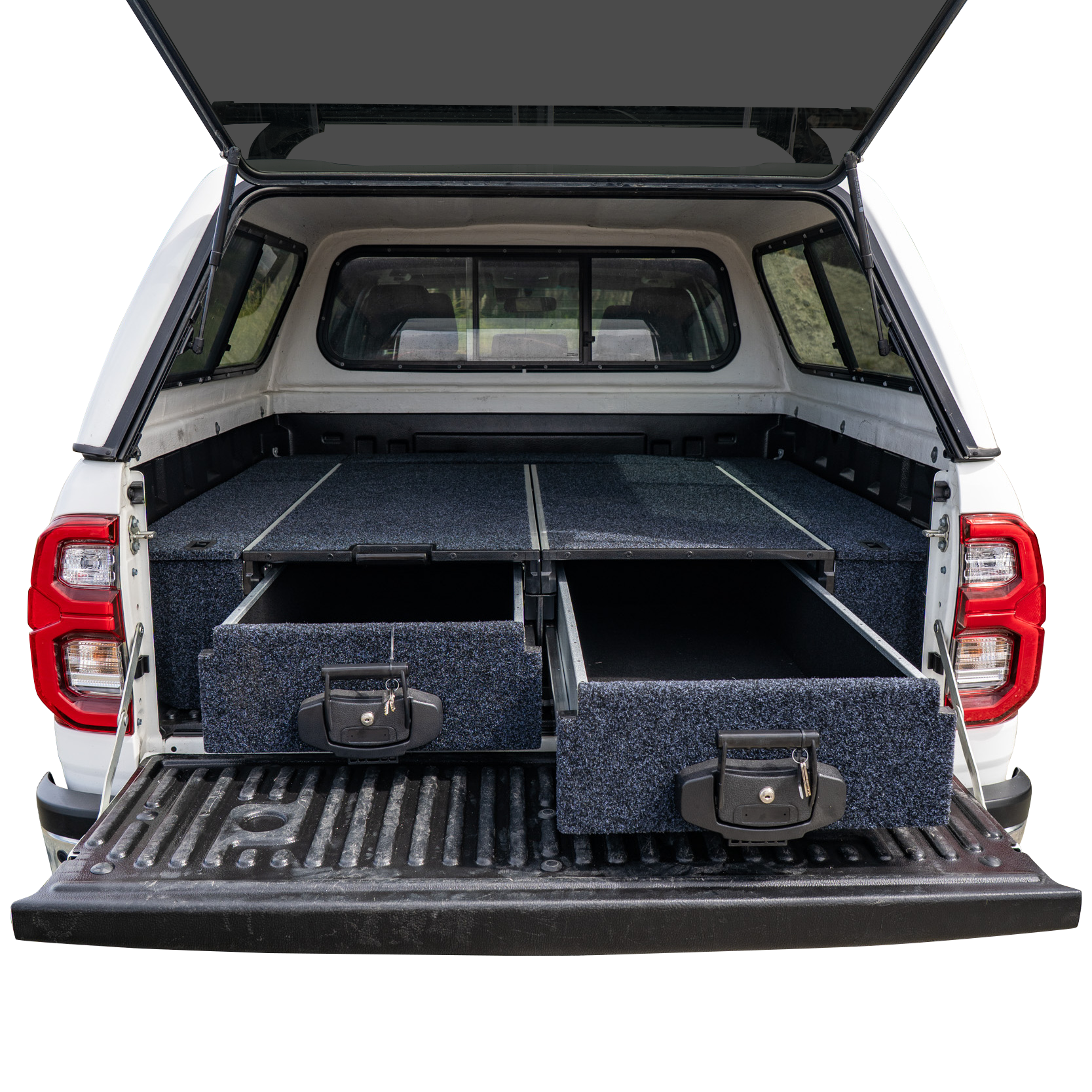 Shield Off-Road Ute Drawers with Top Slide — Toyota Hilux 2015+