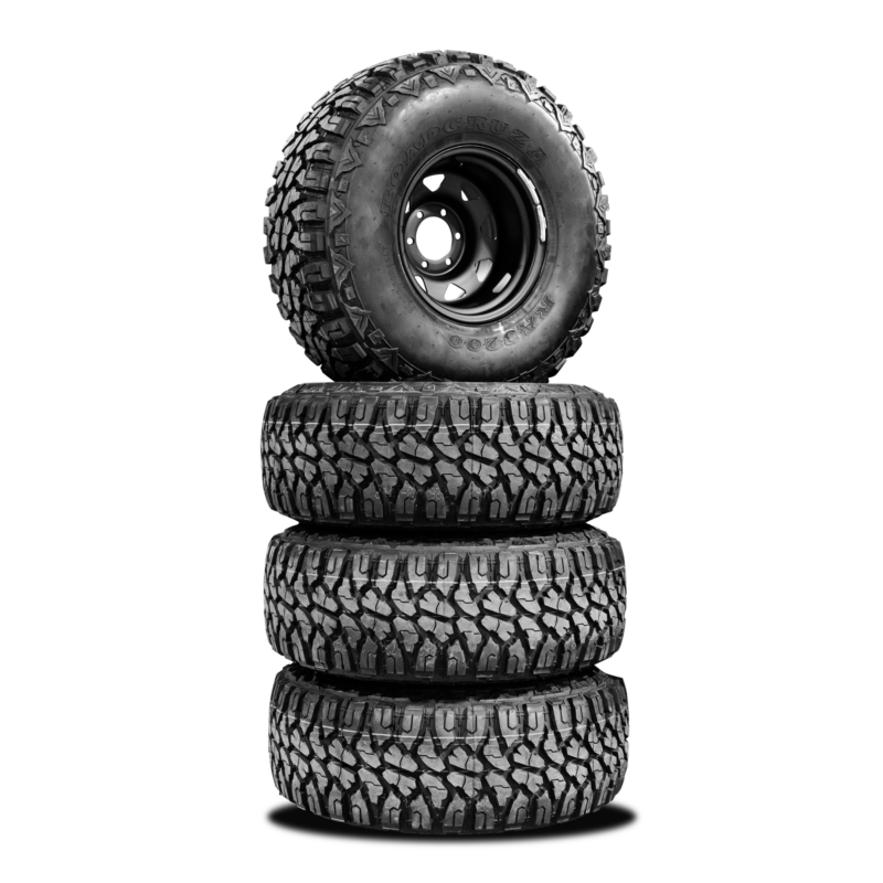 35x12.5 R15LT Mud Tyres + 15x10 -44p Steelies