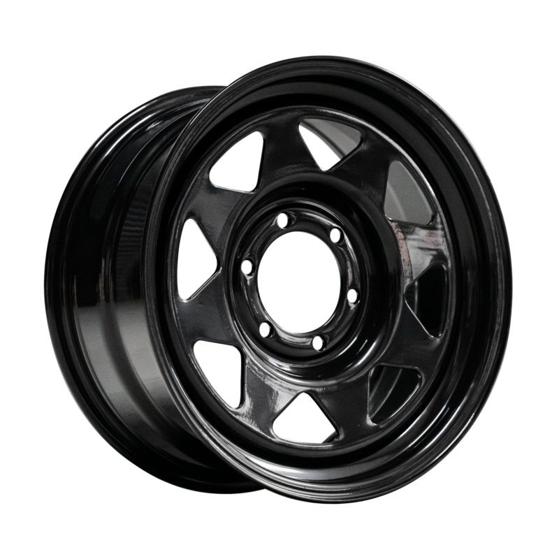 17x8 +30p Triangle Spoke Steel Wheels